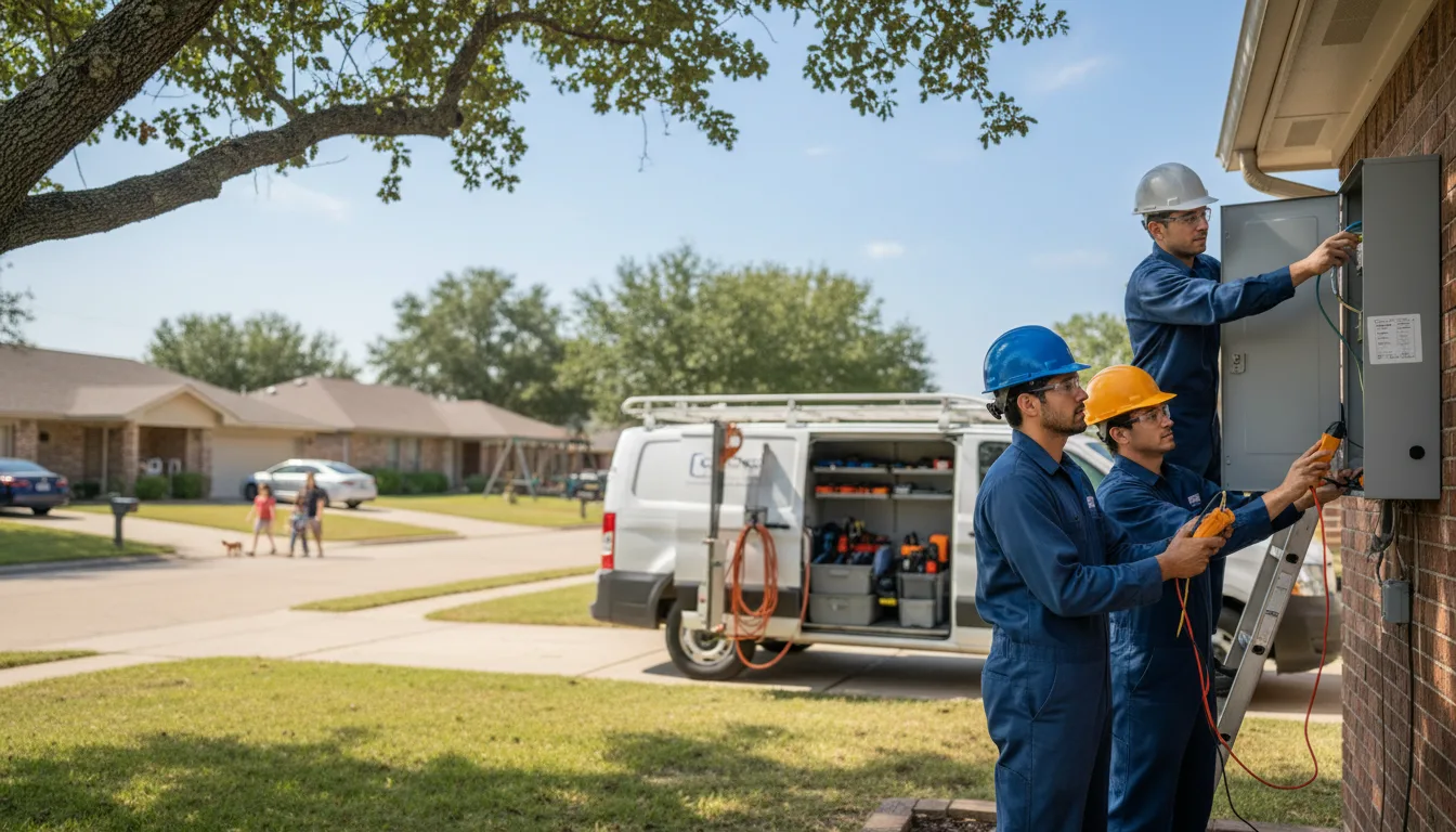 Certified electrician providing emergency electrical services in Hadley, NY
